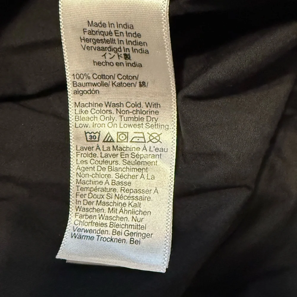 J. Crew Classic Black Elena Drama Midi Shirt-dress in cotton poplin NWT 8 - Picture 10 of 13